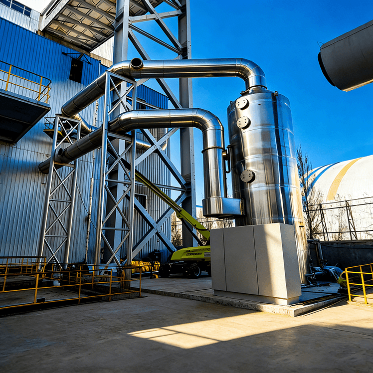国电内蒙古东胜热电有限公司干排渣粉尘涡旋净化系统
